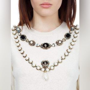 GUCCI Wool Sweater pearl Jewels small cream women’s luxury